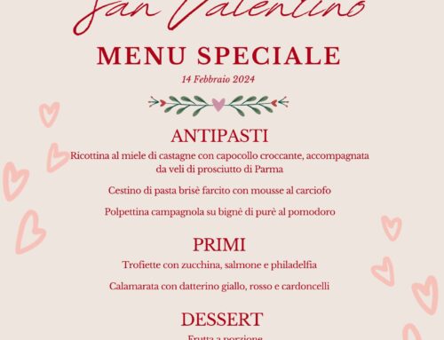 Menu’ San Valentino