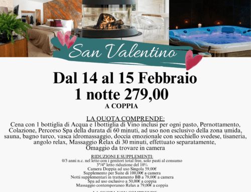 PACCHETTI PER FESTIVITA’ 2026